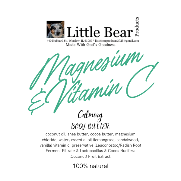 Magnesium and Vitamin C Body Butter