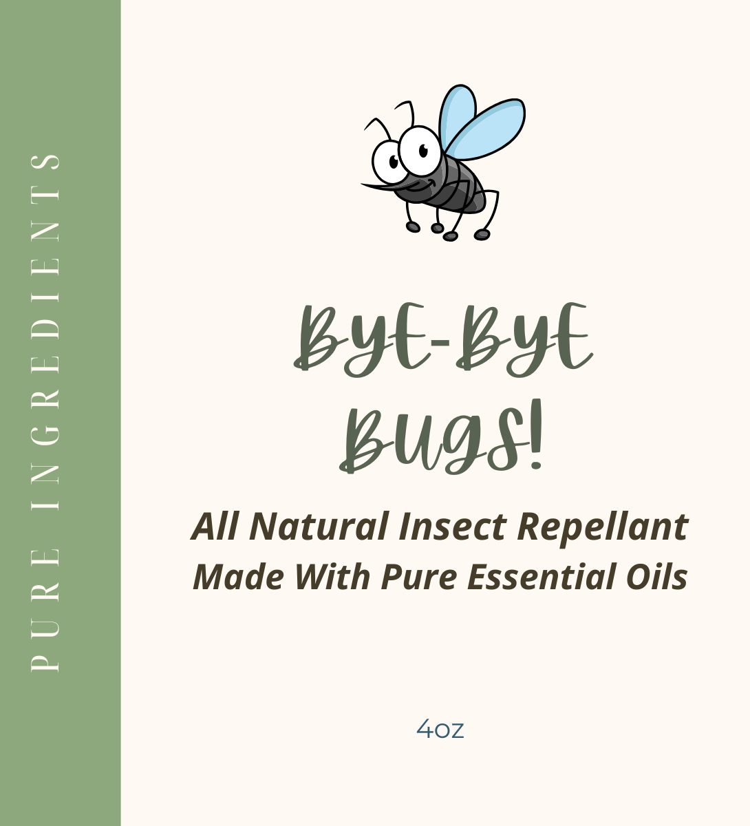 Bye Bye Bugs  4oz spray bottle