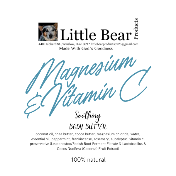 Magnesium and Vitamin C Body Butter